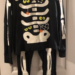 Carter's Black and White Skeleton Costume for  adults
